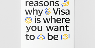 Visa Typography