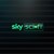 Sky Sci Fi HD Background Logo Lockup