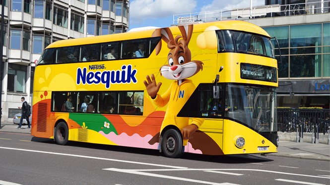 Nesquik 5 Kids App Bus
