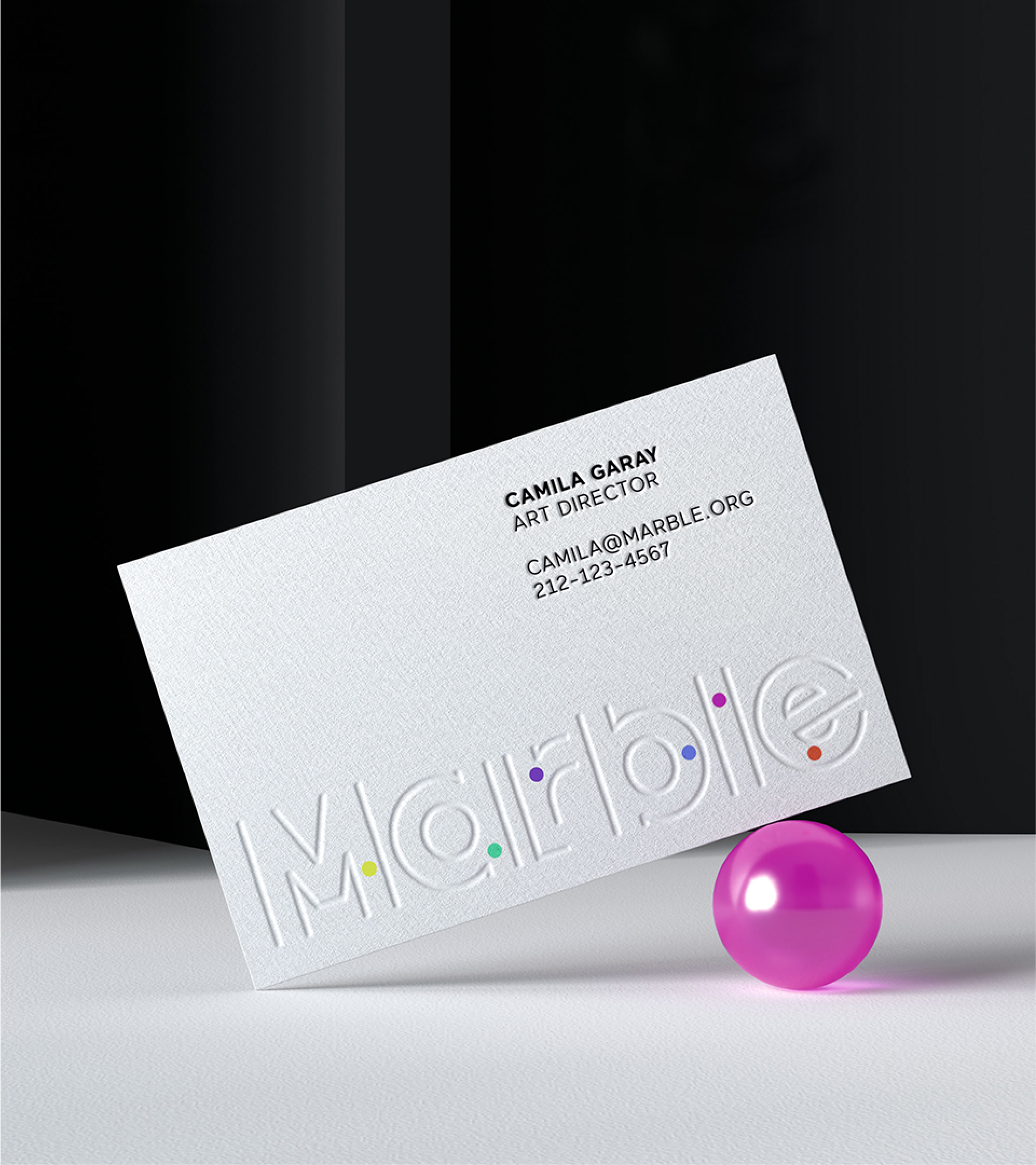 12. Marble Business Card, designed by Jones Knowles Ritchie.jpg