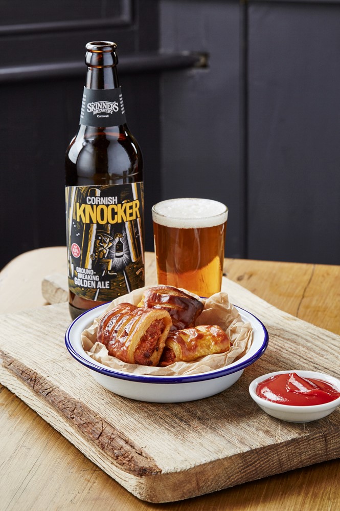 Cornish Knocker with spicy chorizo and fennel sausage rolls HiRes.jpg